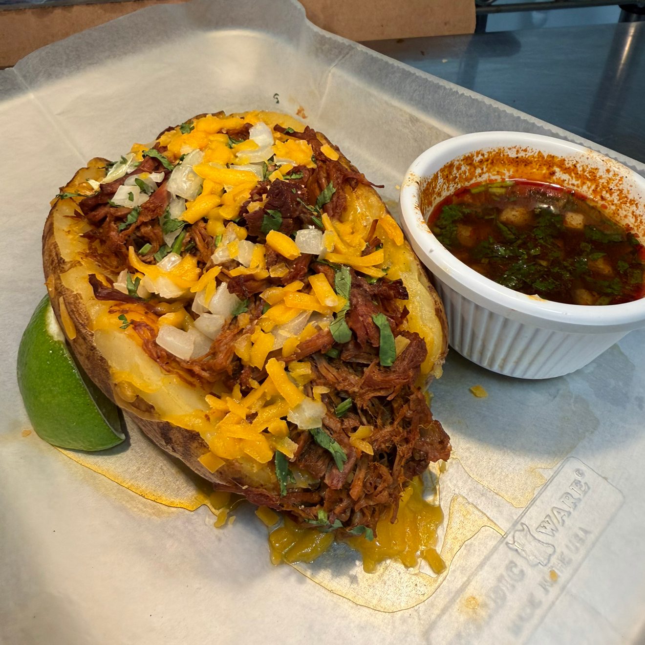 Birria Baked Potato.