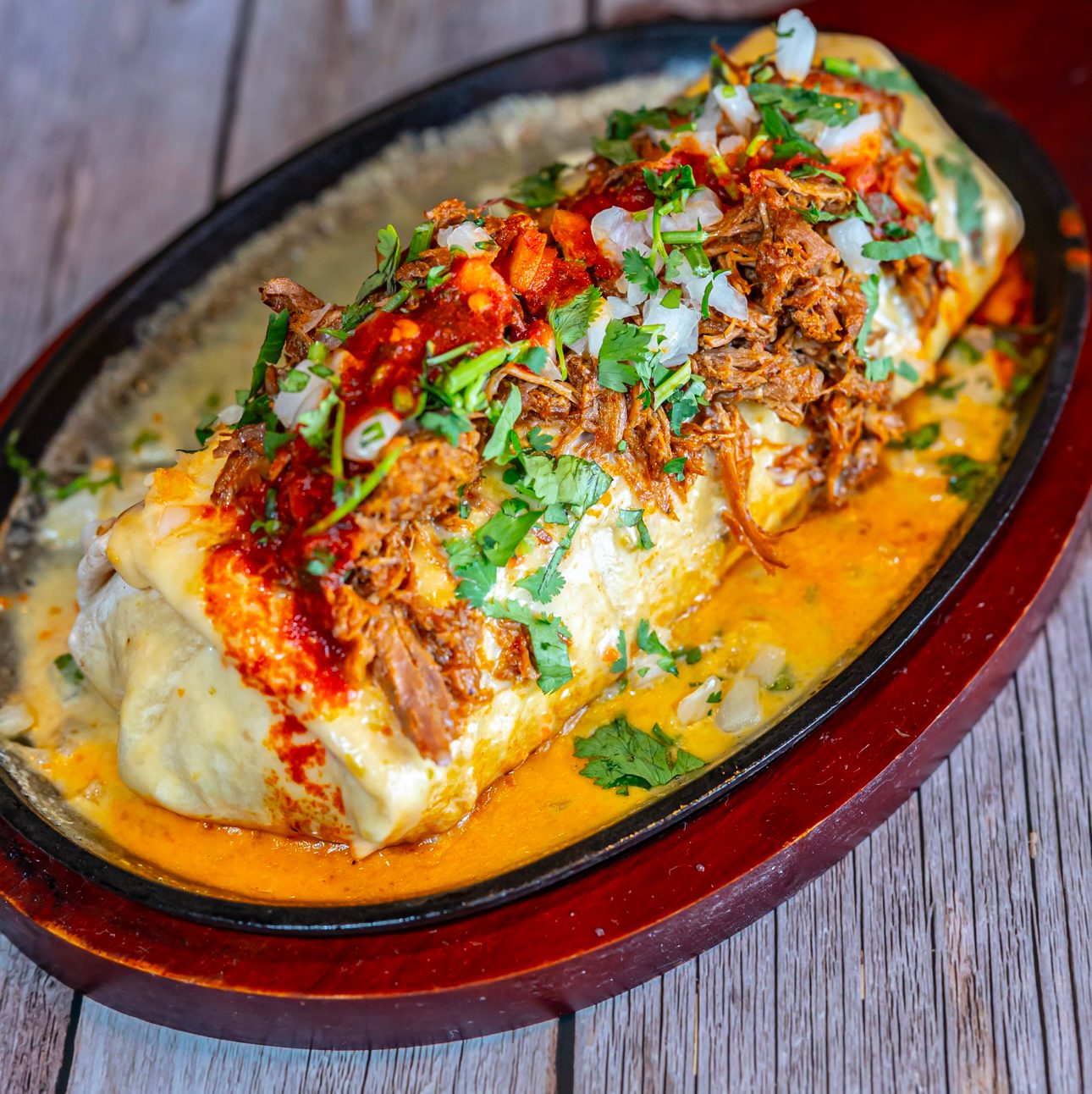 Birria Bomb Burrito.