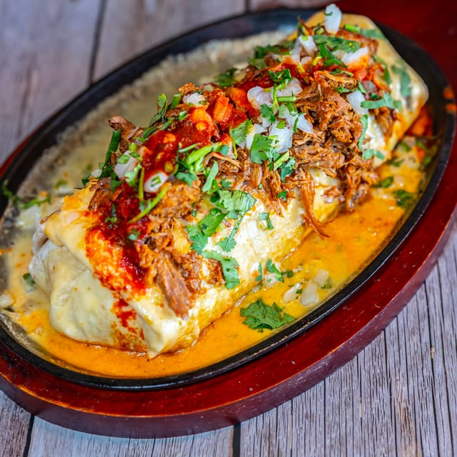 Birria Bomb Burrito.