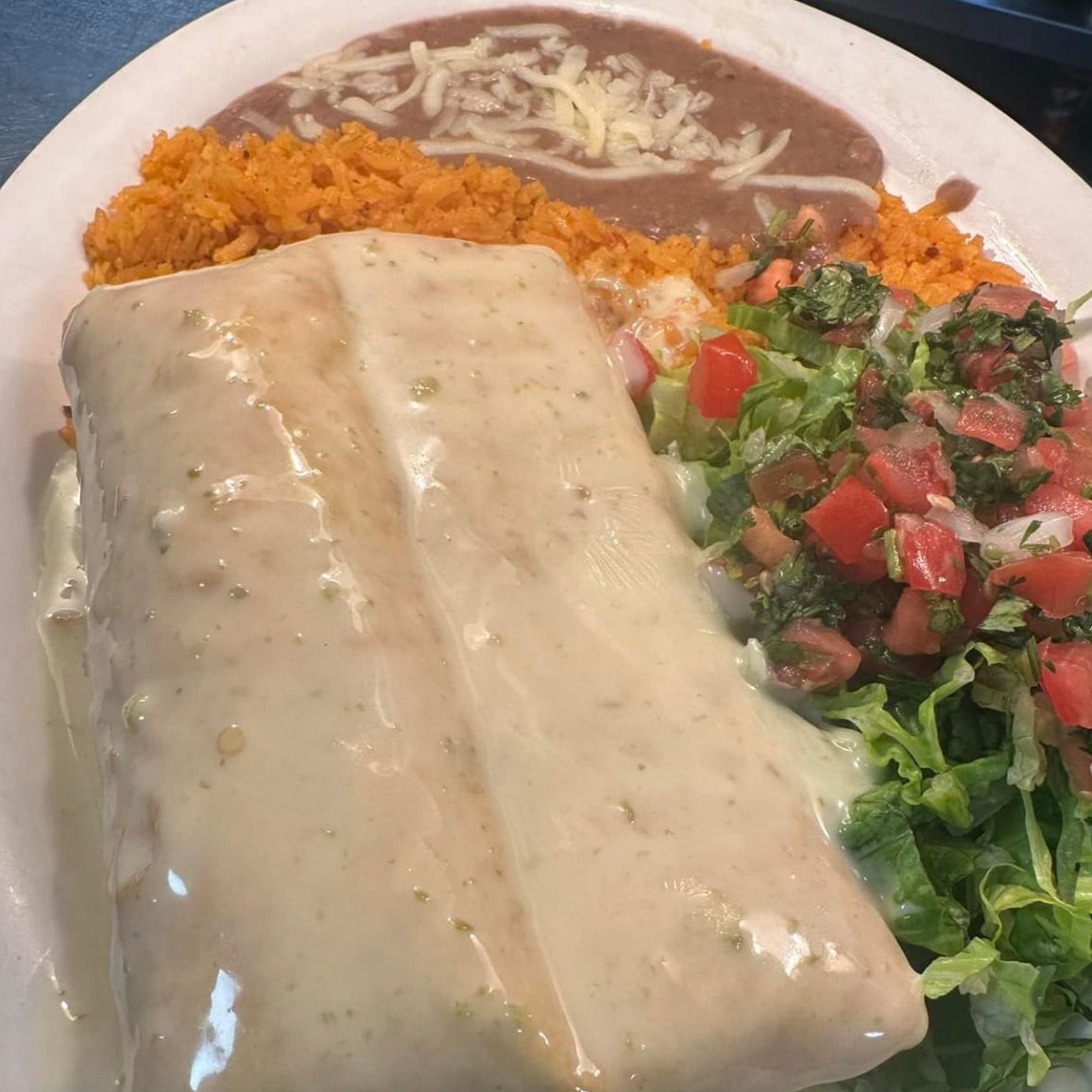 Chimichanga a la Carte.