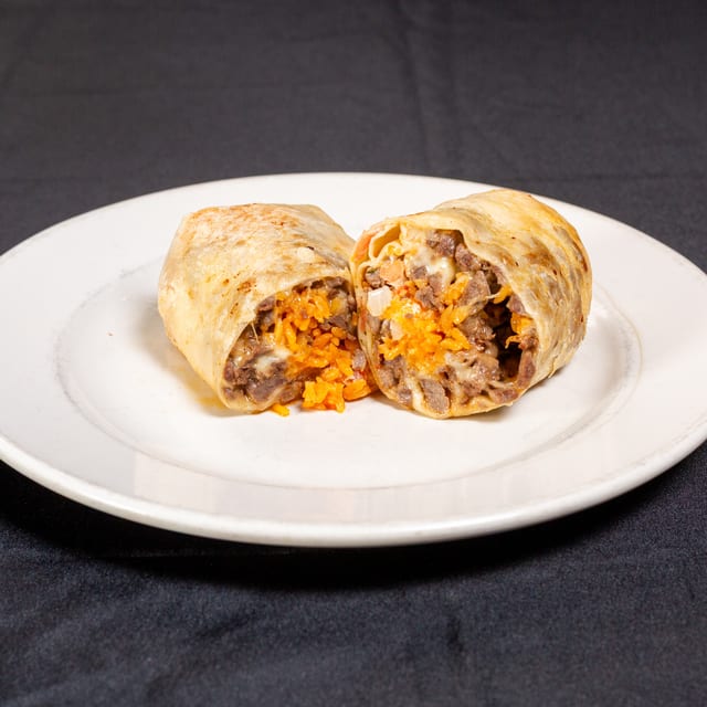 Ground Beef Burrito.