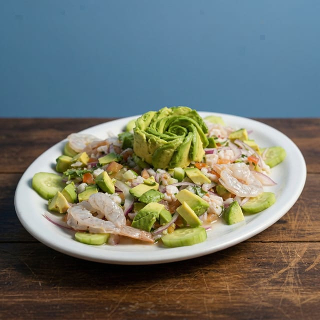 Ceviche Appetizer.