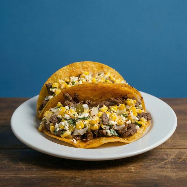 Asada Elote Taco a la Carte.