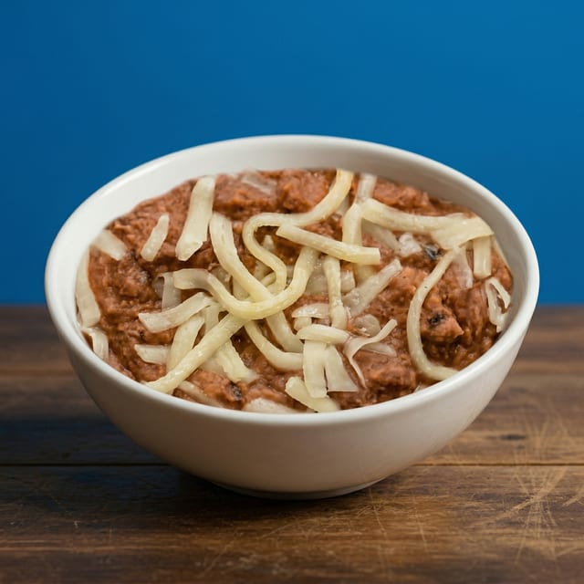 Side Of Beans With Cheese.